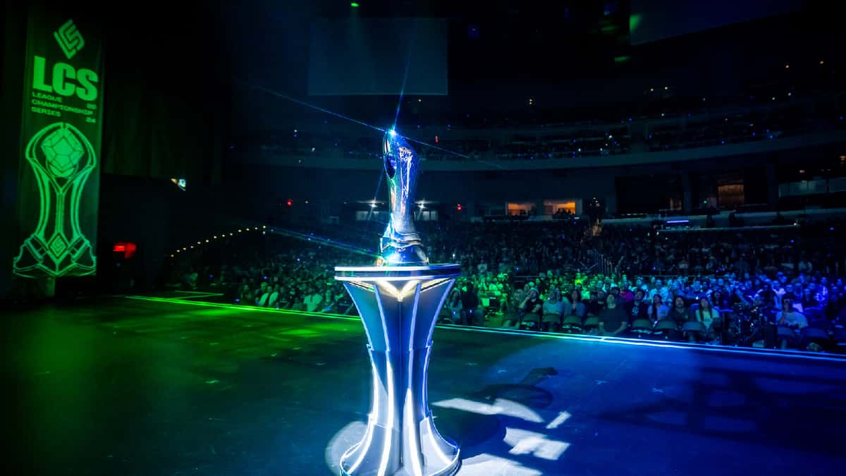 LCS Summer 2024 trophy