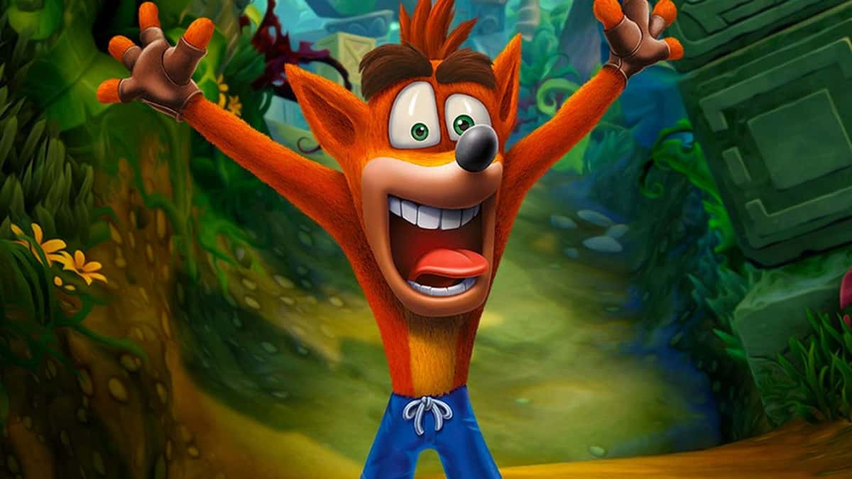 Crash Bandicoot shocked