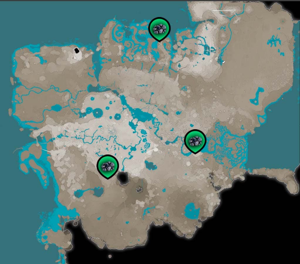 All Pure SAM Nodes locations in Satisfactory