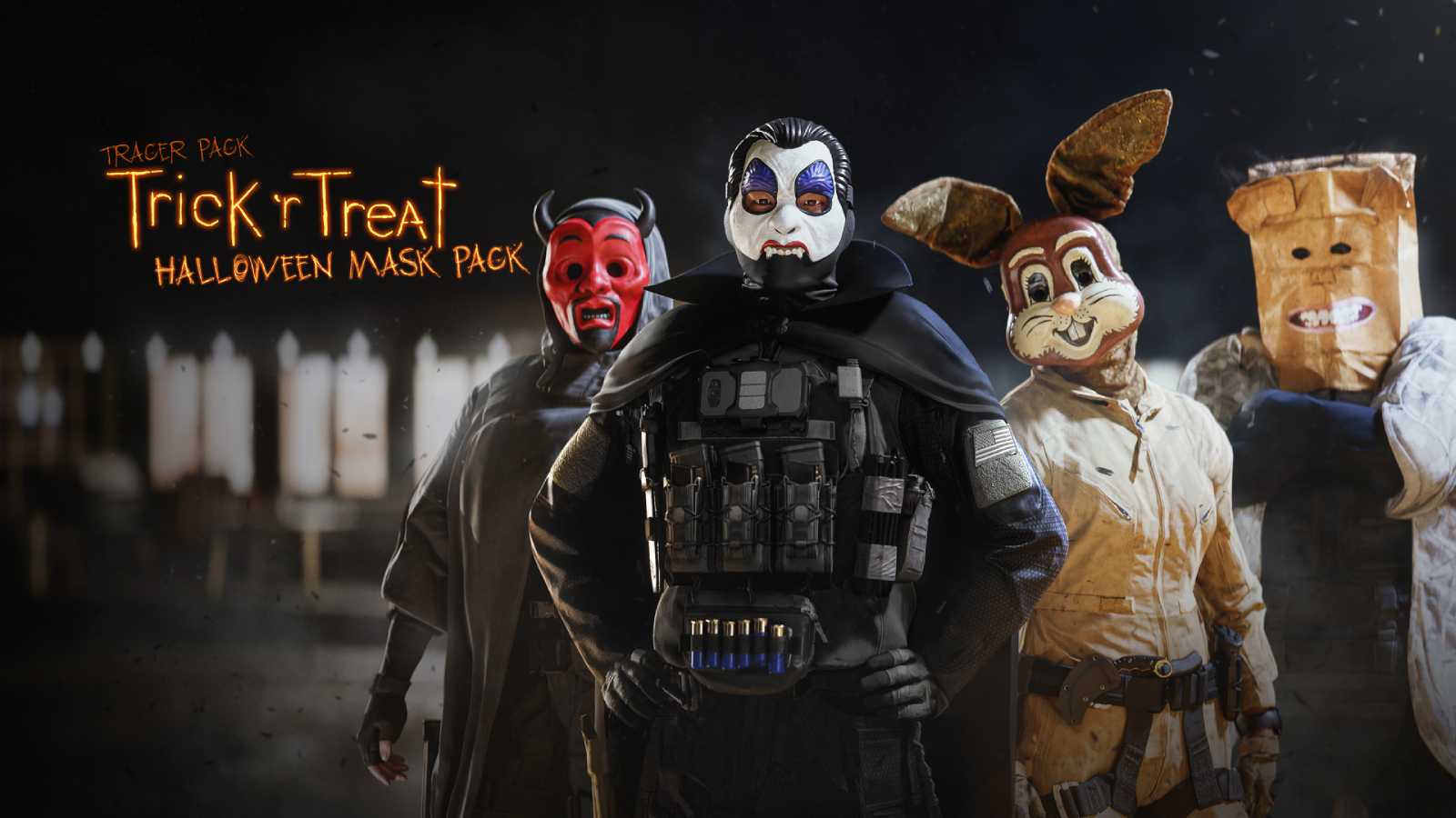 Trick 'r Treat Halloween Mask Pack bundle.