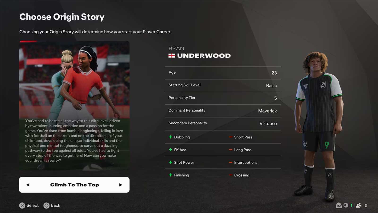 ea fc 25 career mode player origin story climb to the top