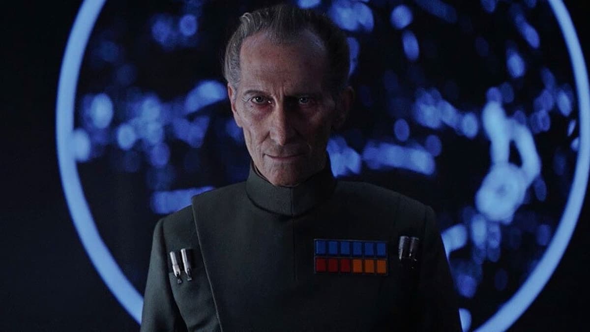 Peter Cushing as Grand Moff Tarkin in Star Wars