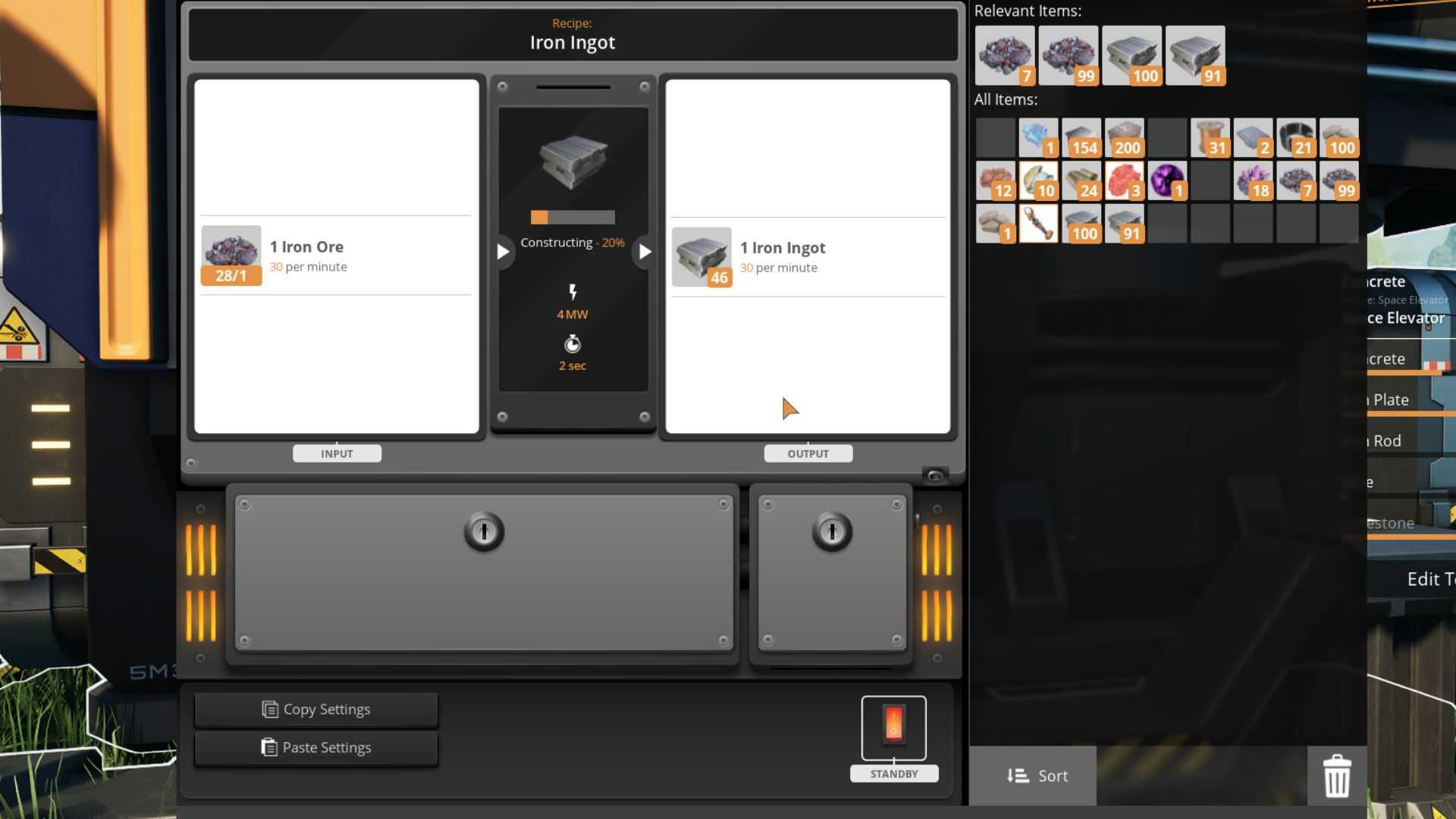 Satisfactory screw farm step two