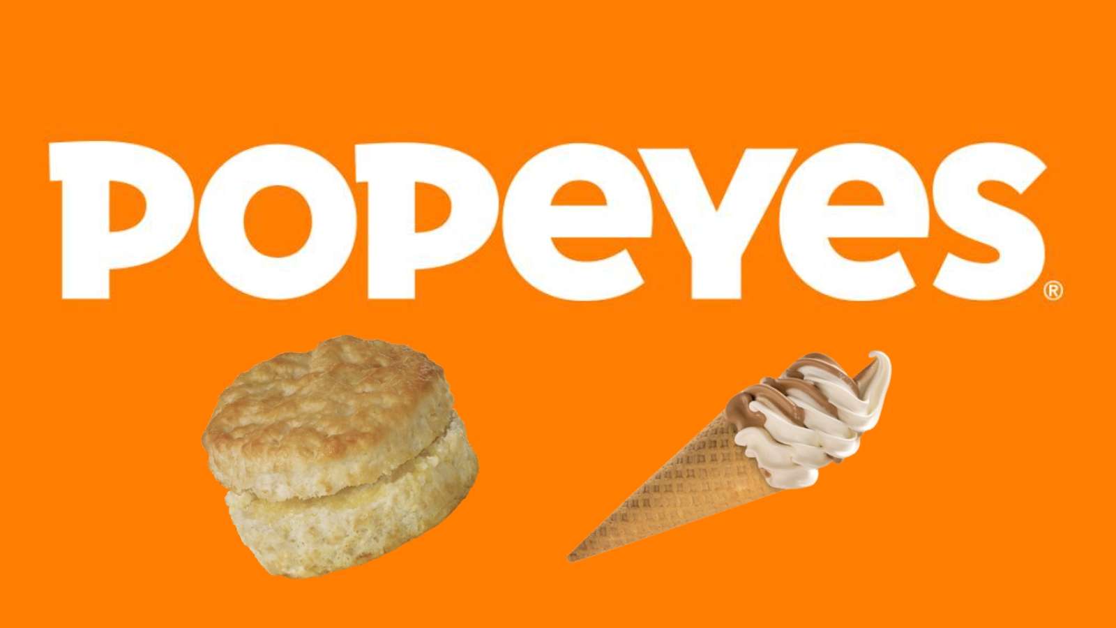 Soft serve biscuit popeyes