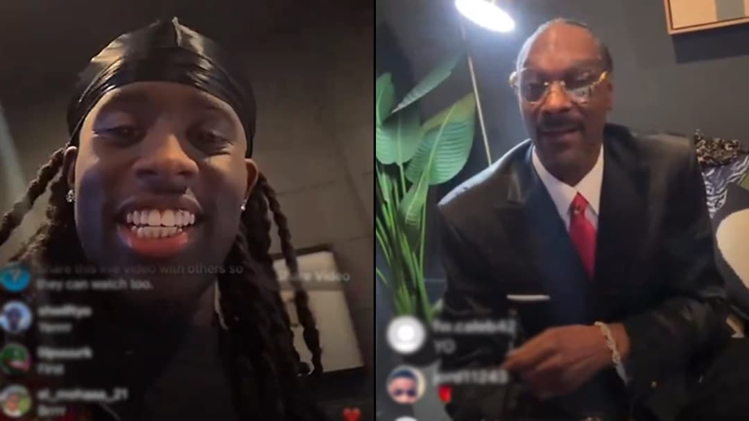 Kai Cenat links up with Snoop Dogg at the VMAs - Dexerto