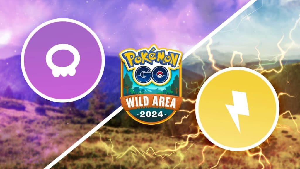 Official art of the two paths available in the Pokemon Go Wild Area event.