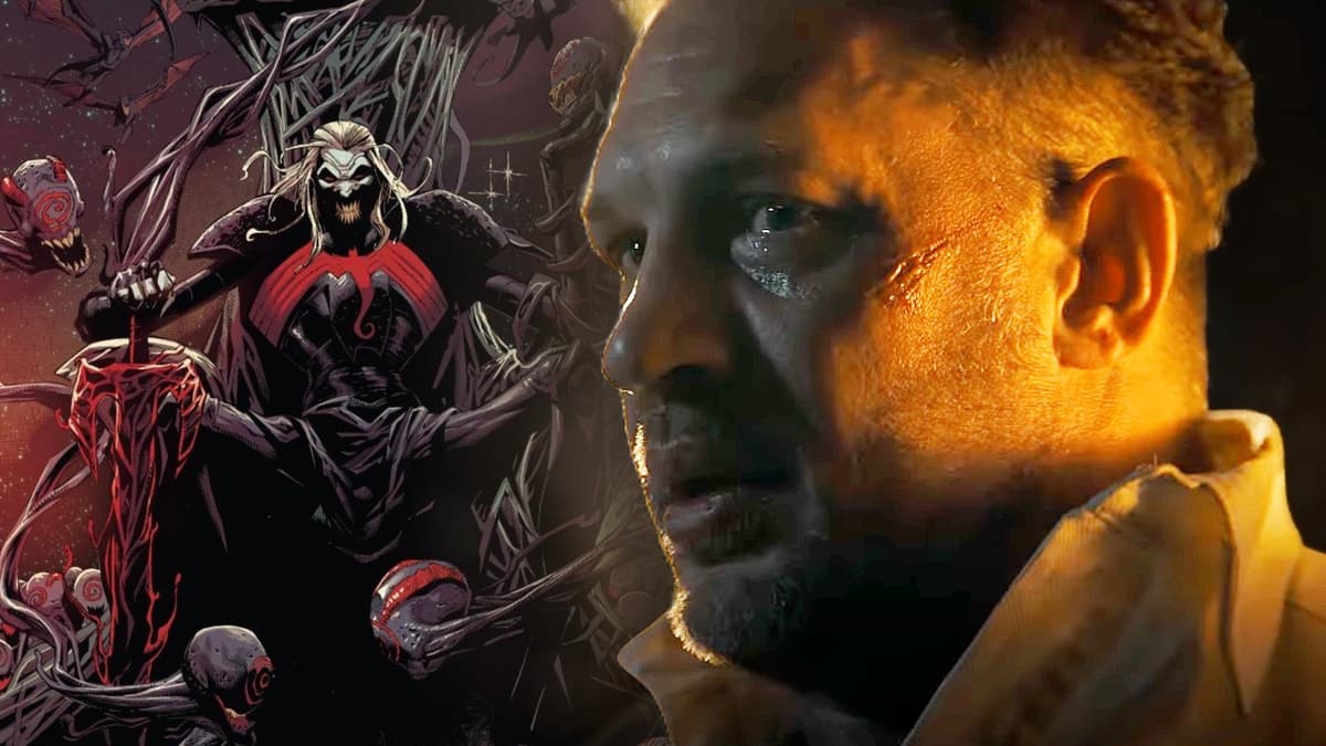 Knull and Eddie Brock in the new Venom 3 trailer