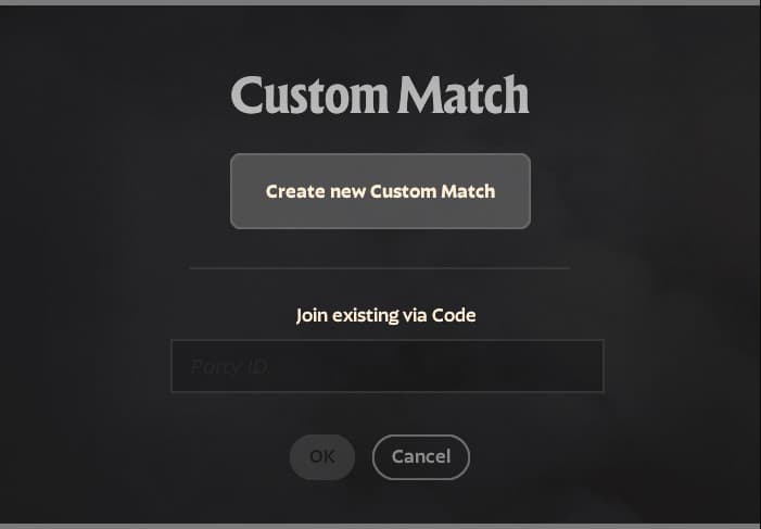 Deadlock custom lobby join menu