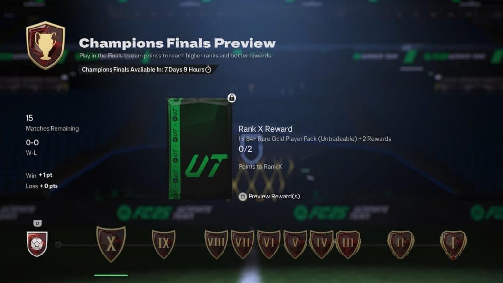 Champions Finals in EA FC 25