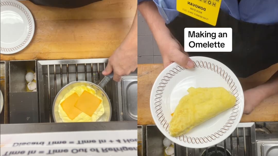 Waffle House chefs need their own “cooking show” as fans love viral omelette video