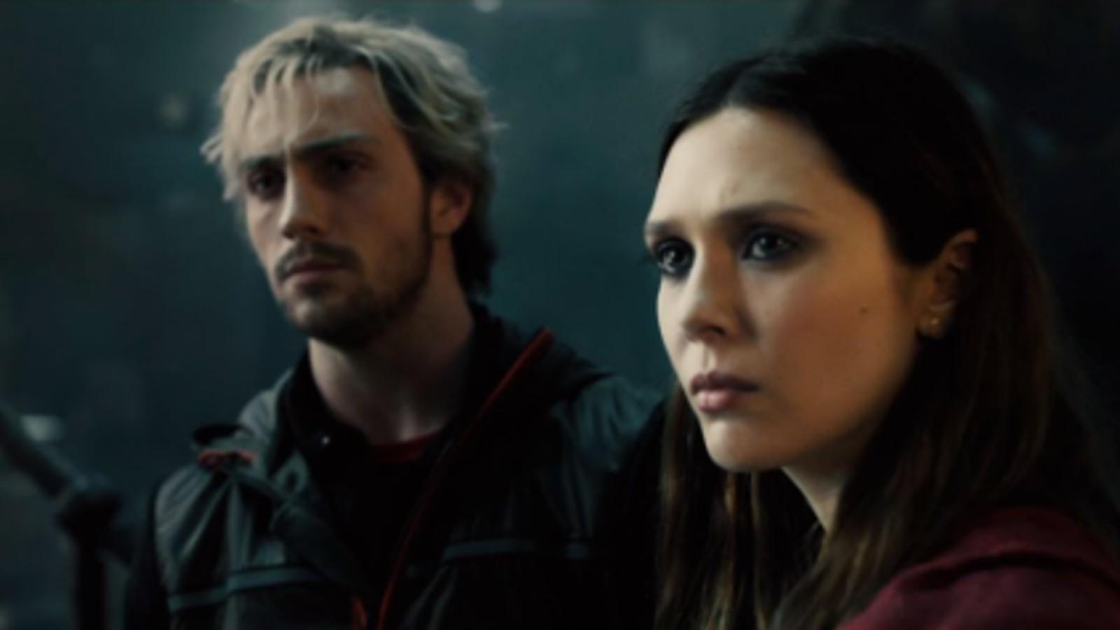 Aaron Taylor-Johnson and Elizabeth Olsen in Avengers: Age of Ultron