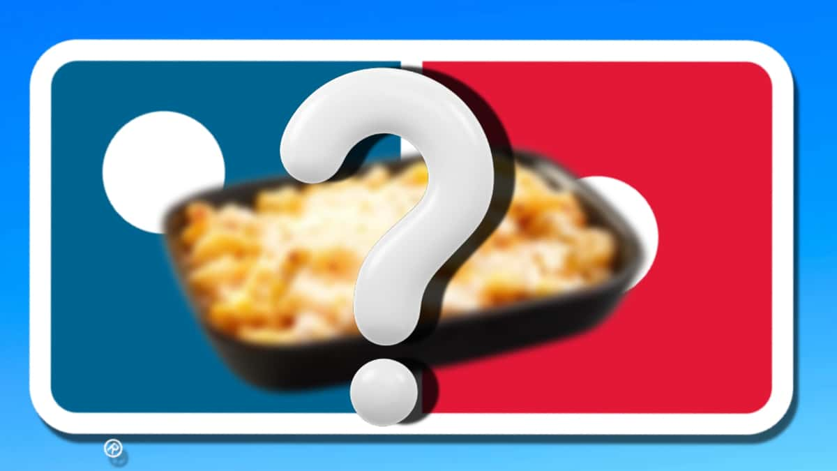 Domino's mac and cheese