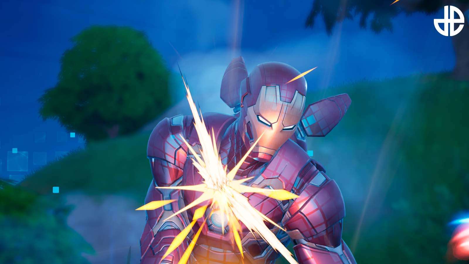 Iron man being ridiculed by Henchmen in Fortnite