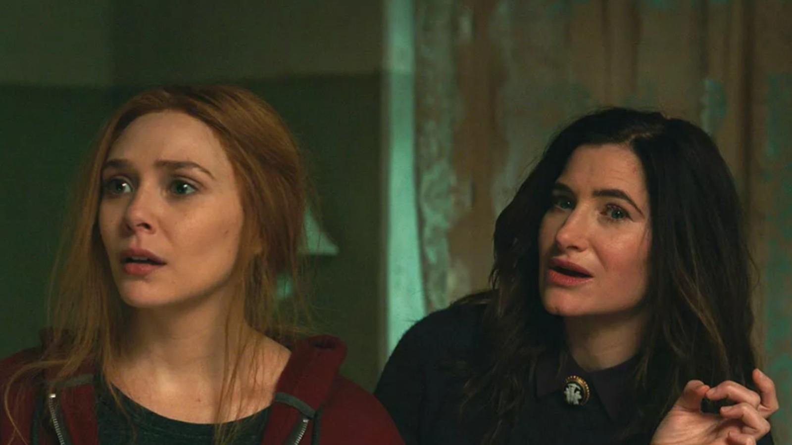 Elizabeth Olsen and Kathryn Hahn in WandaVision