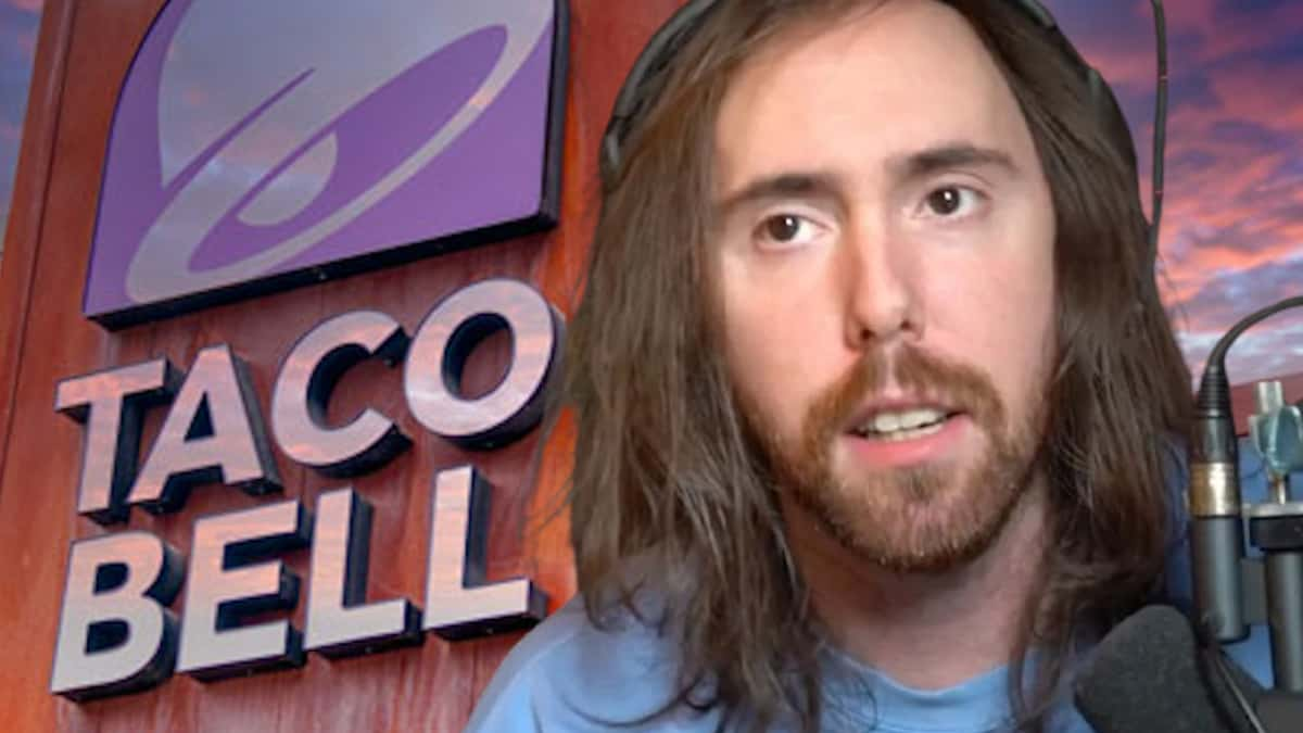 asmongold at taco bell