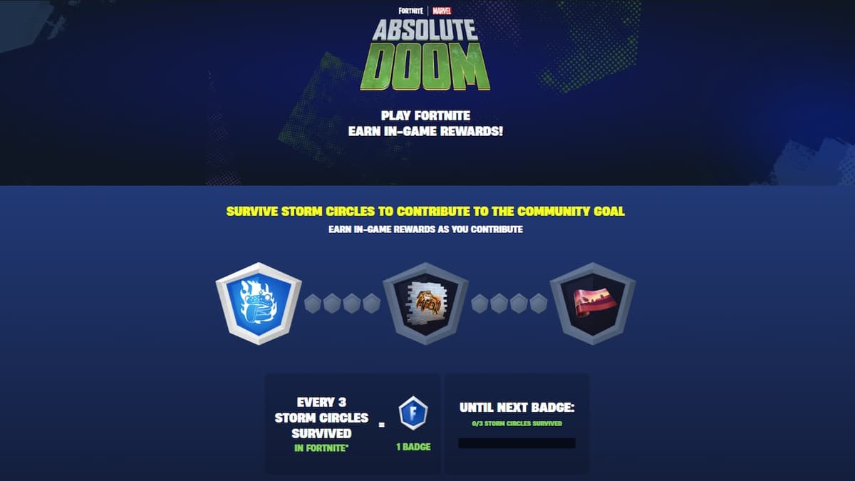 All Fortnite Absolute Doom Community Goals & rewards - Dexerto