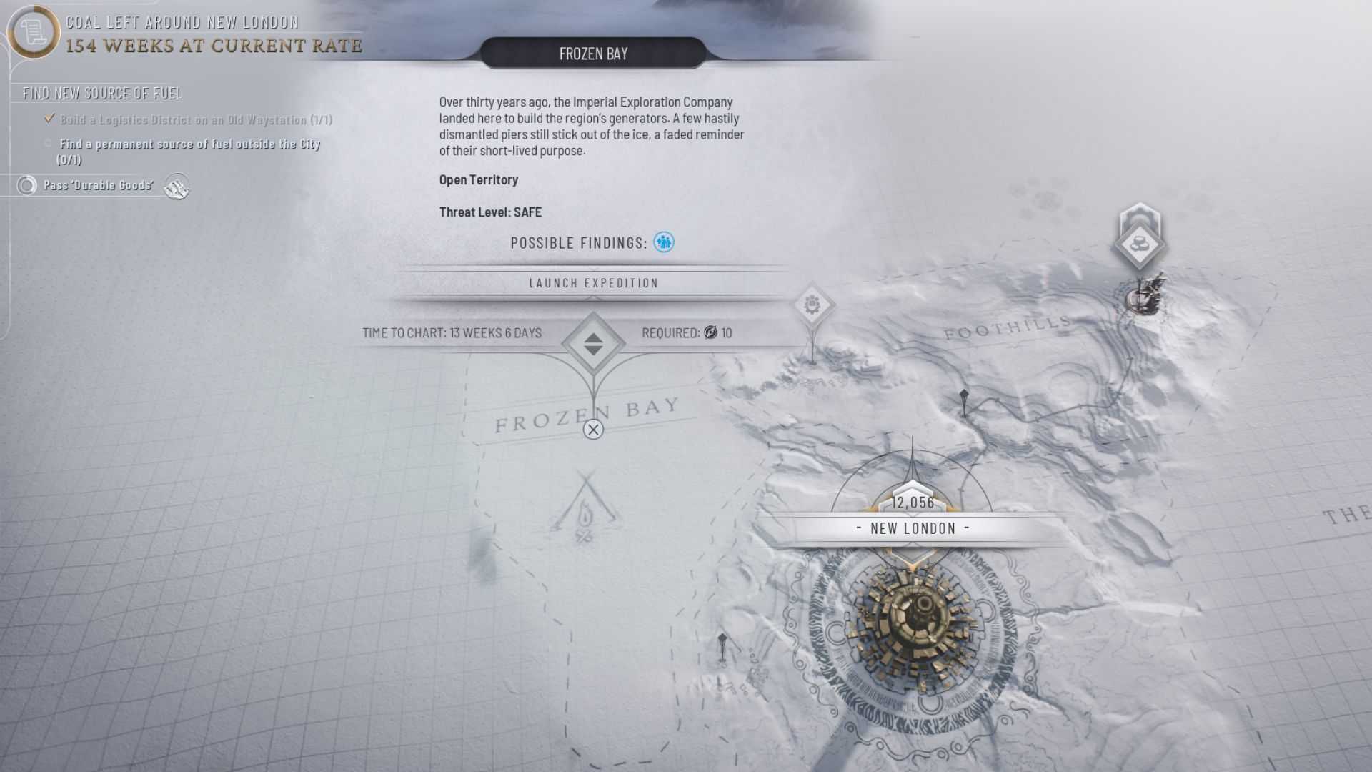 Frostpunk 2 Frozen Bay for permanent fuel