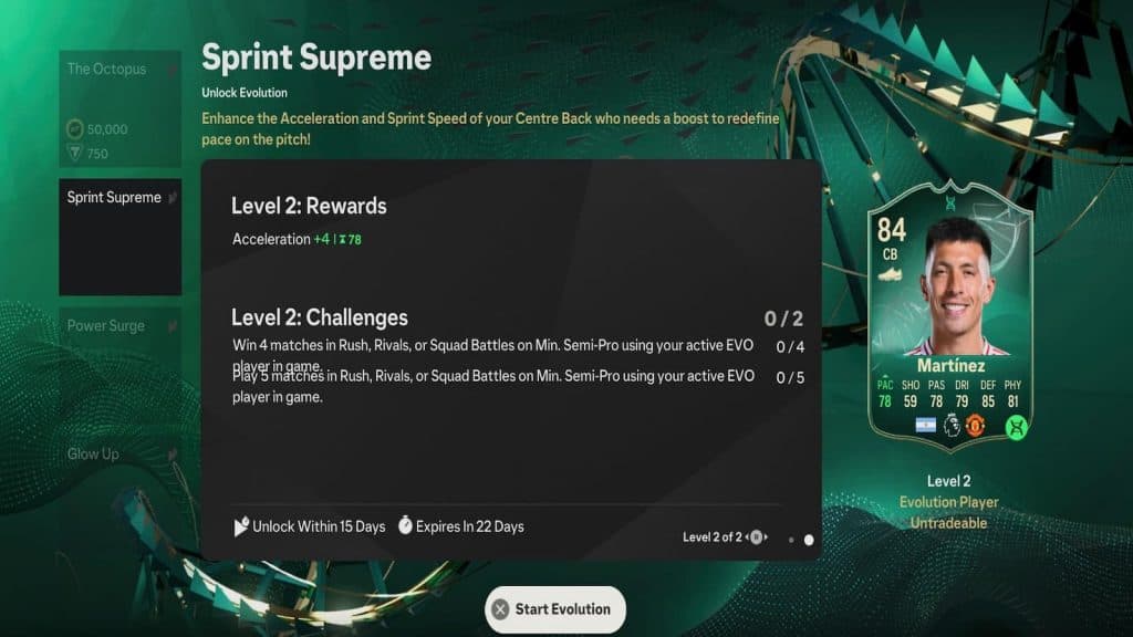 Sprint Supreme in EA FC 25