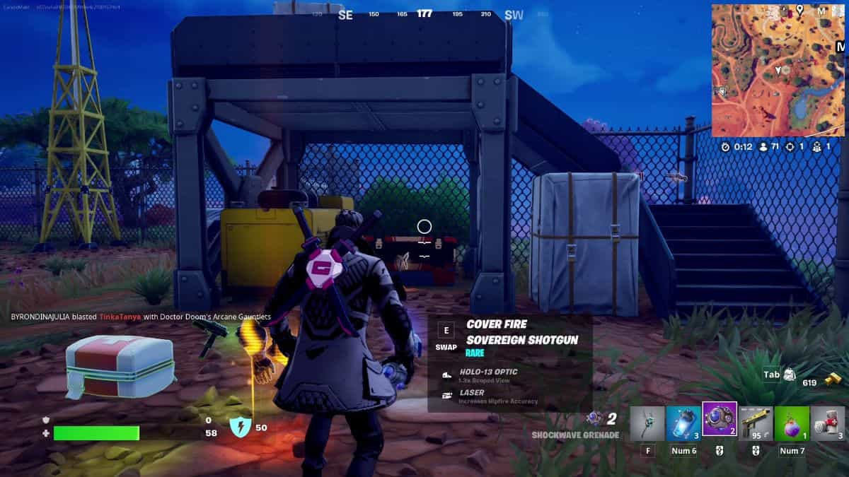 Где найти сундуки Stark Industry в Fortnite