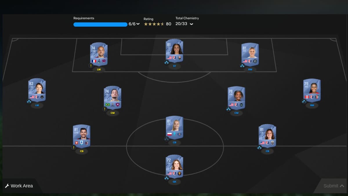 Screenshot of Puzzle Master SBC solution in EA FC 25