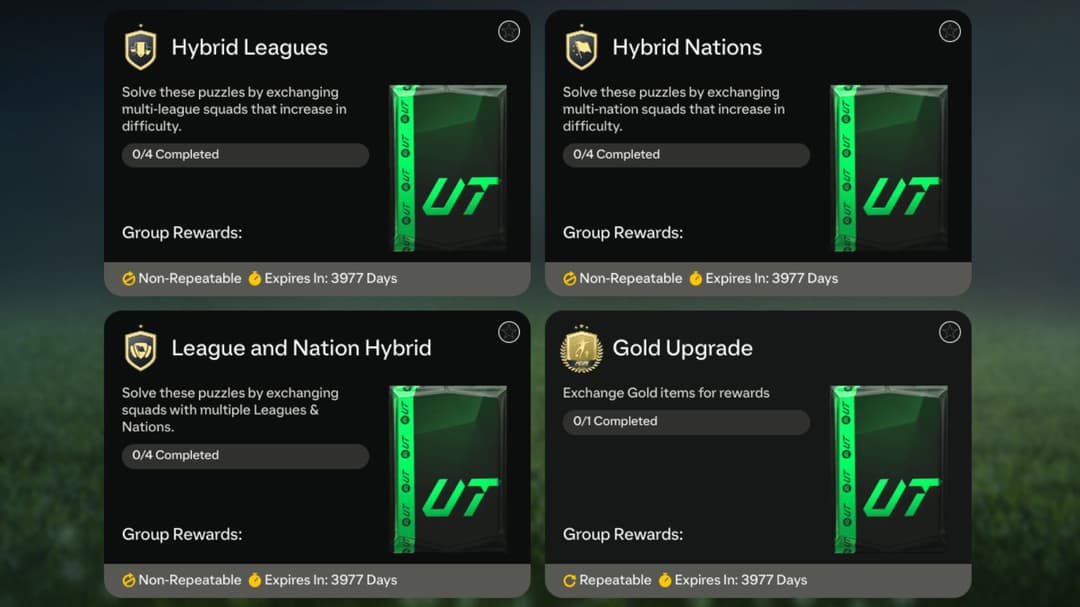 Как пройти все EA FC 25 League и Nation Hybrid SBC