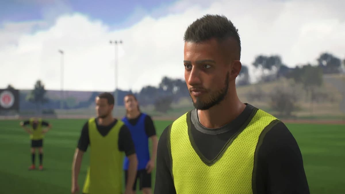 Training cutscene in FC 25 Player Career