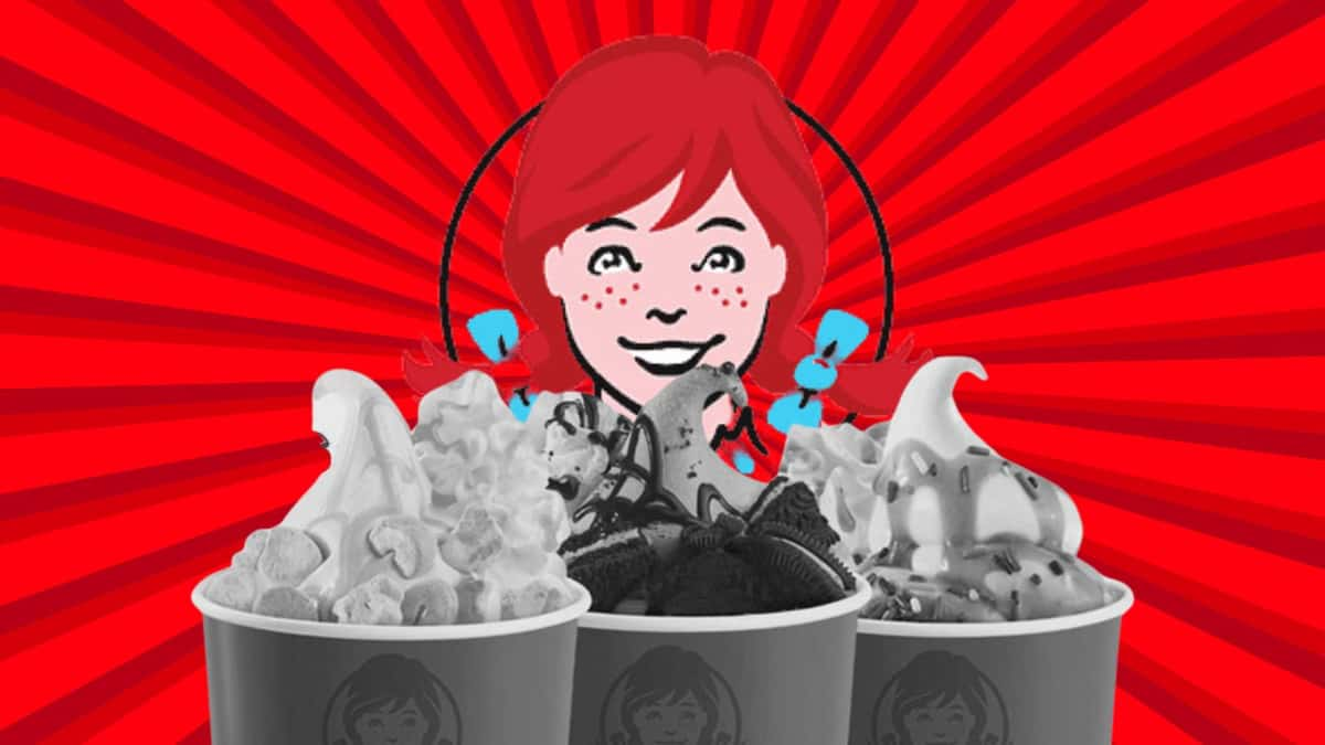 wendys logo and frosty sundaes