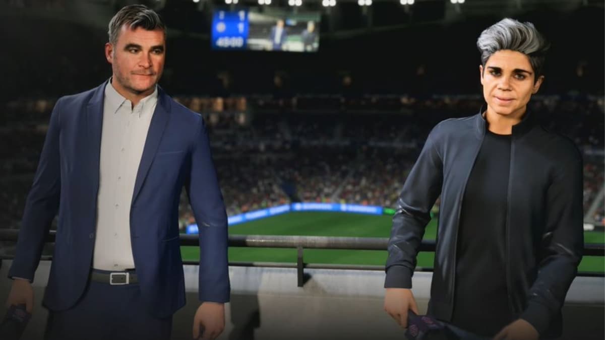 Guy Mowbray and Sue Smith in EA SPORTS FC