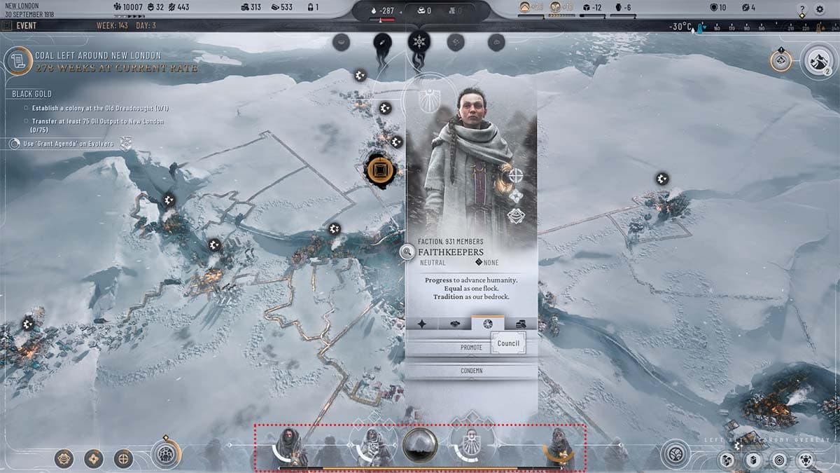 Frostpunk 2 тепловые марки во фракциях