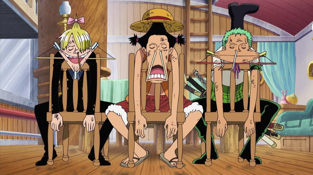 Глава 1127 One Piece воссоздает культовую сцену Трио Монстров