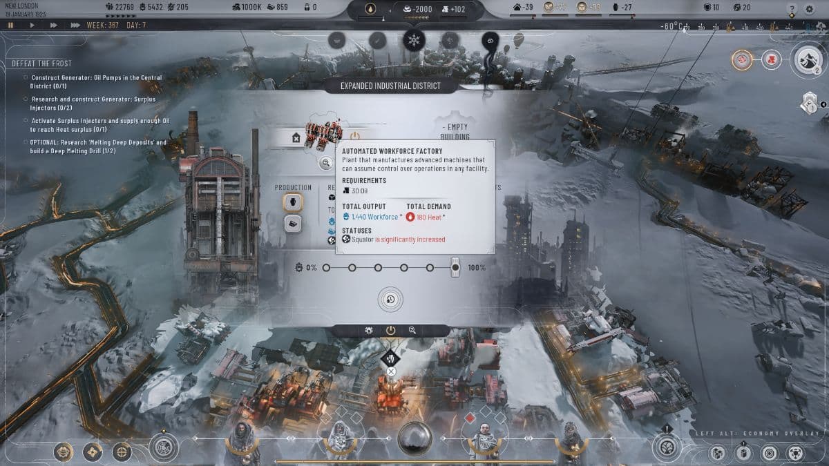 ¿Qué son los autómatas en Frostpunk 2? Cómo construir una fábrica automatizada