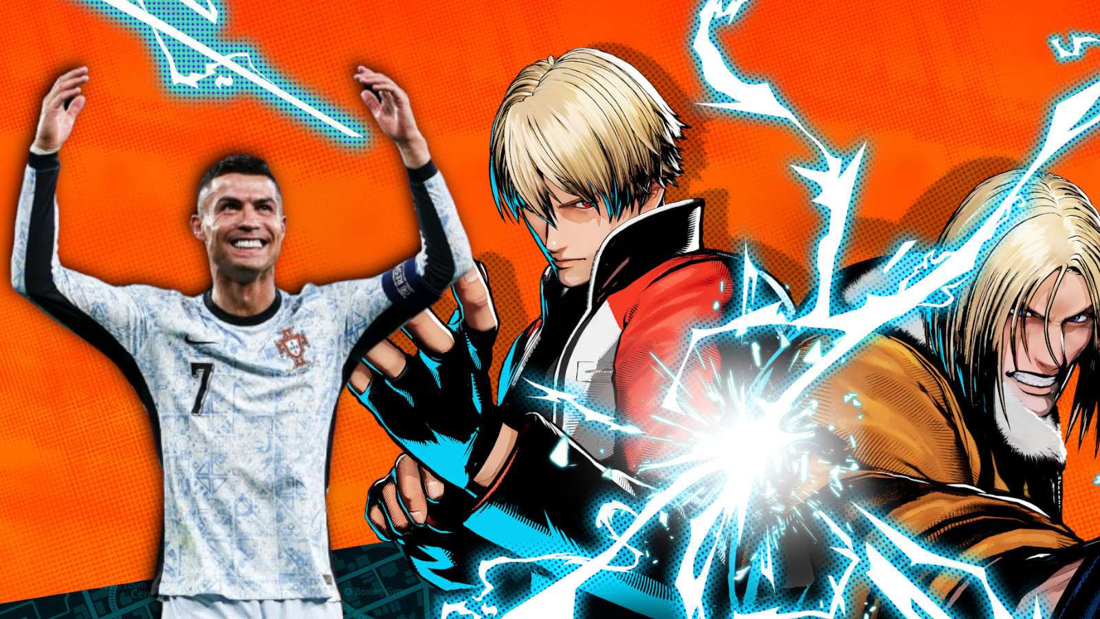 Cristiano Ronaldo SNK Fatal Fury City of the Wolves crossover