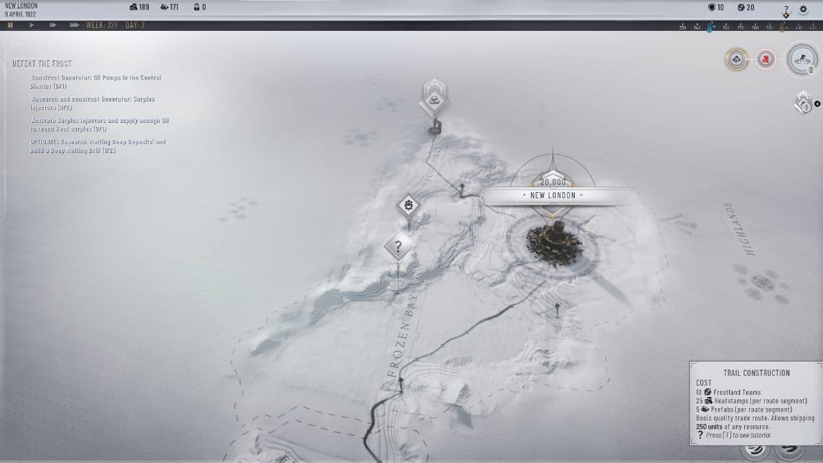 How to set up efficient Trails and Skyways in Frostpunk 2