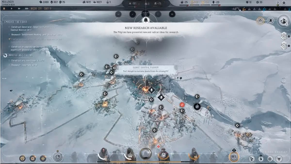 Примите цели Frost в Frostpunk 2