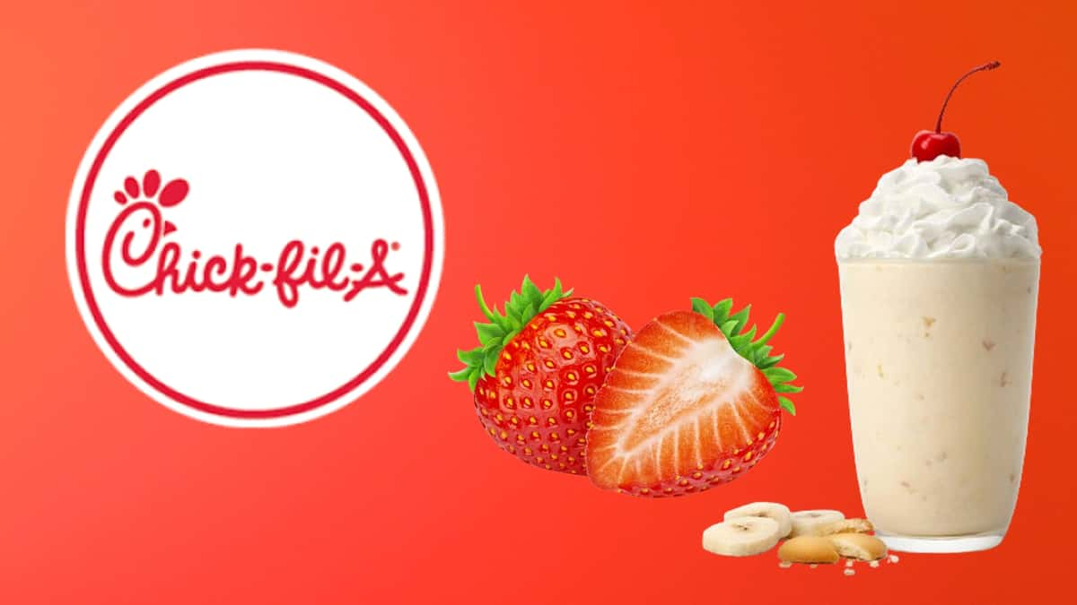 Chick fil A strawberry milkshake hack