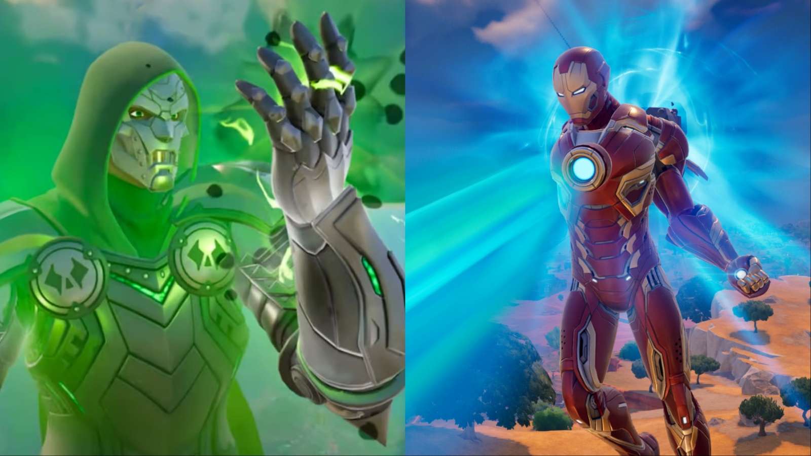 Fortnite ultra doom and iron man mythics