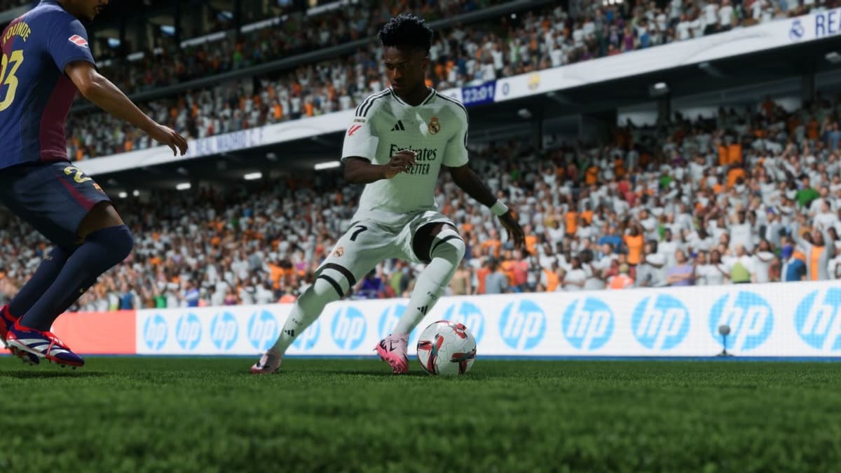 Vini jr dribbling in EA FC 25