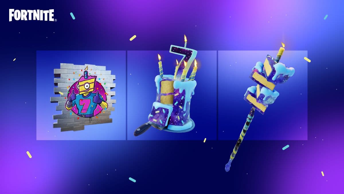 Fortnite rewards for birthday quests