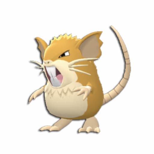 Raticate Pokemon BDSP 3d model