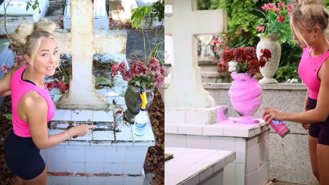 TikToker leaves internet torn by cleaning up “abandoned” graves with a smile