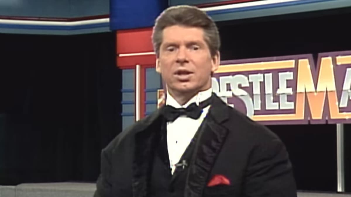 Vince McMahon shown in Mr. McMahon