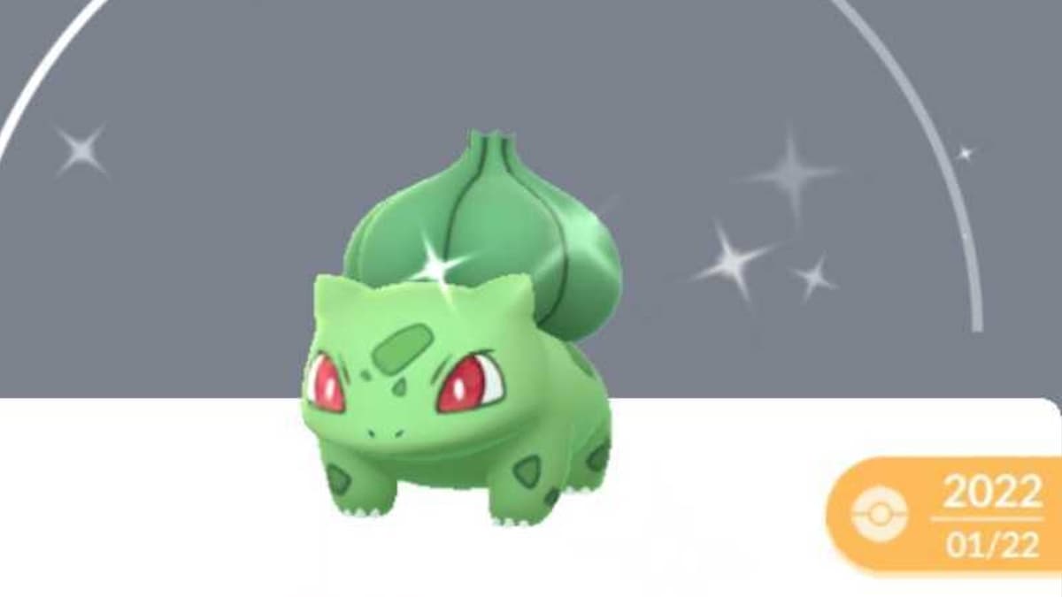 Bulbasaur as shown