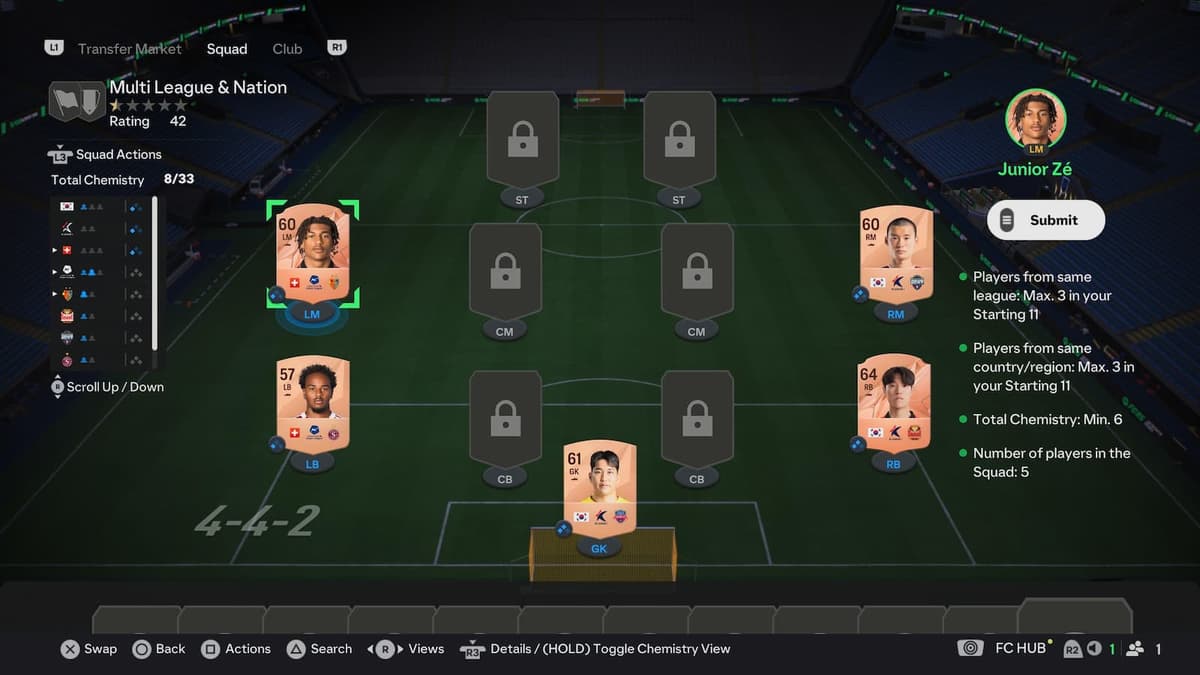 Multi League And Nation SBC in EA FC 25