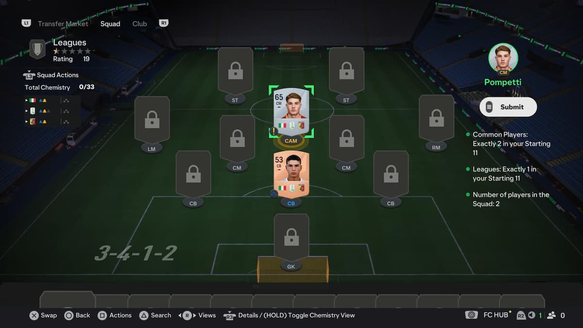 Leagues SBC in EA FC 25