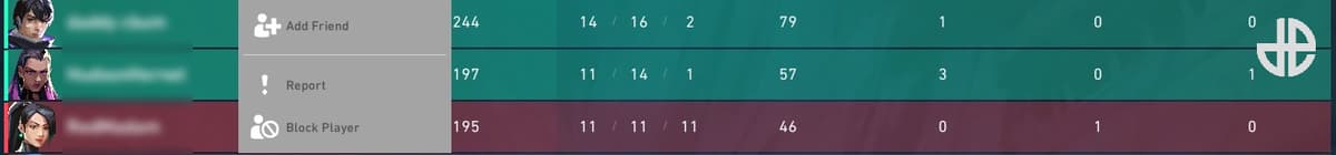 Cómo bloquear jugadores en Valorant