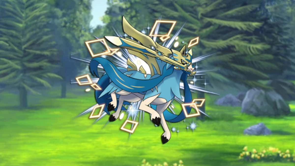 Shiny Zacian Pokemon Research fixed