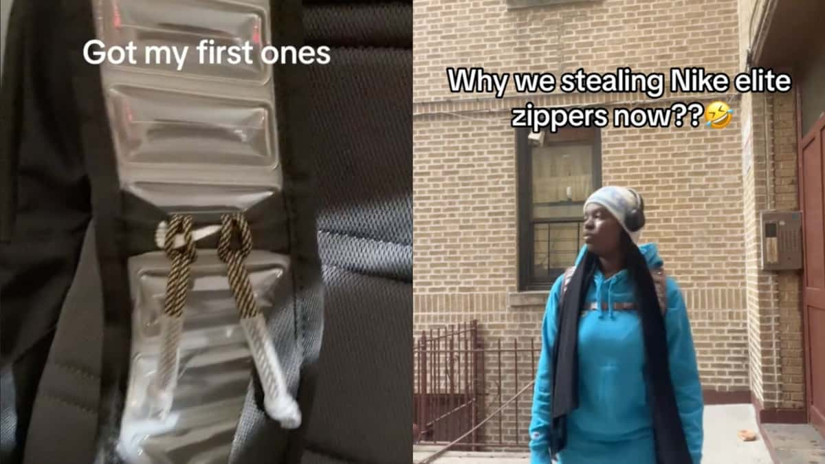 New social media trend includes stealing zippers from Nike Elite bags