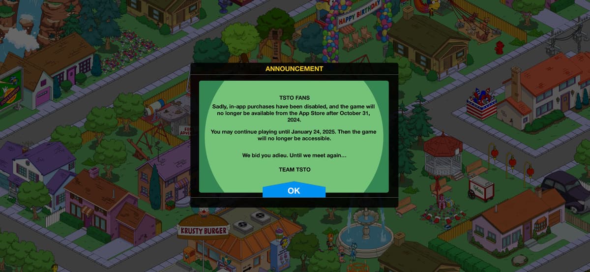 Only modern Simpsons game shutting down and fans are “devastated”