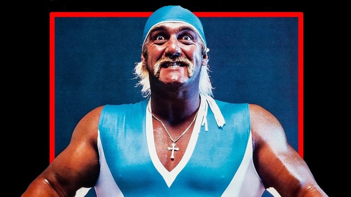 Hulk Hogan on the No Holds Barred poster