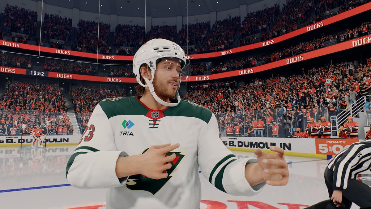 Como começar uma luta na NHL 25